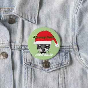 Meowy Noël Montag amie Button