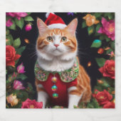 Meowy Schaumweinetikett (Einzelnes Label)