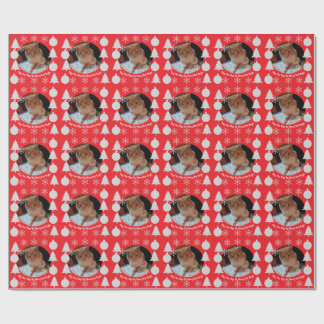 Meowy und hell, Katzenfoto, Weihnachten Geschenkpapier