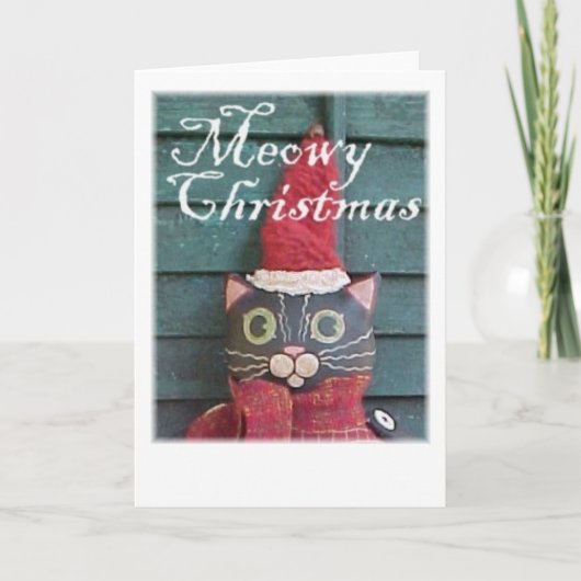 Meowy Weihnachten (Vorderseite)