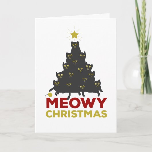 Meowy Weihnachten (Vorderseite)