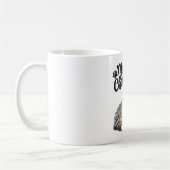 Meowy Weihnachten Katze Schlafen Weihnachten Kaffeetasse (Links)