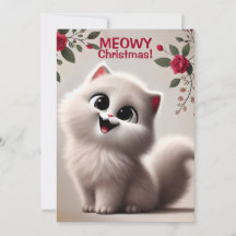 Meowy Weihnachtskarte