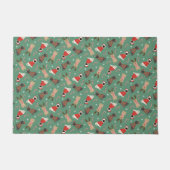 Meowy Weihnachtskatzen Fußmatte (Vorderseite)