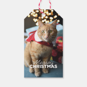 Meowy Weihnachtskatzen-Geschenk-Umbau Geschenkanhänger