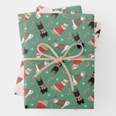 Meowy Weihnachtskatzen Geschenkpapier Set (Beispiel)