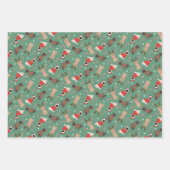 Meowy Weihnachtskatzen Geschenkpapier Set (Vorderseite 3)