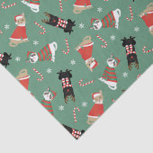 Meowy Weihnachtskatzen Seidenpapier (Detail)