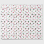 Meowy Weihnachtssiamesische Katzen-Packpapier Geschenkpapier (Flach)