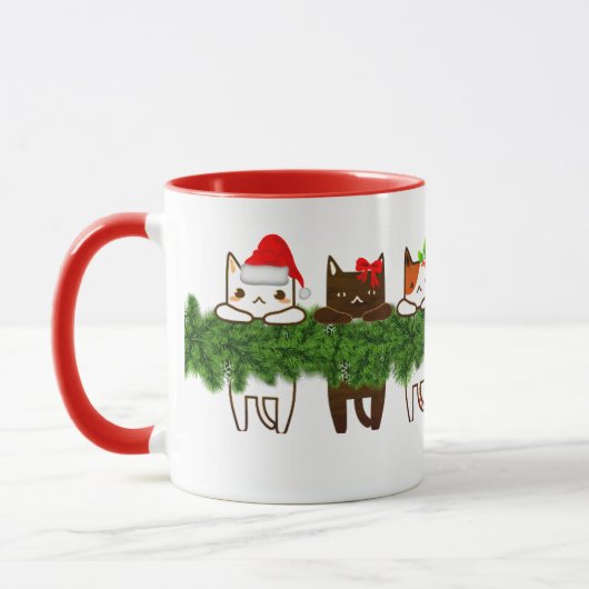 Meowy WeihnachtsTasse Tasse (Links)