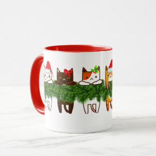 Meowy WeihnachtsTasse Tasse
