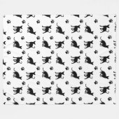 Meowz 60x80 Fleece Blanket (Vorderseite (Horizontal))