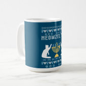 Meowzel Tov Chanukah Kaffeetasse (Vorderseite Links)