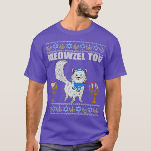 Meowzel von lustigen jüdischen Katze hanukka chanu T-Shirt