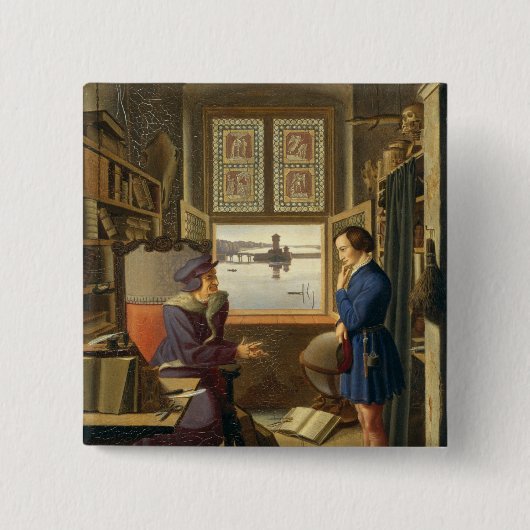 Mephisto und der Student, 1828 Button (Vorderseite)