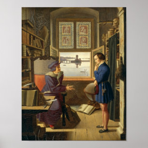 Mephisto und der Student, 1828 Poster