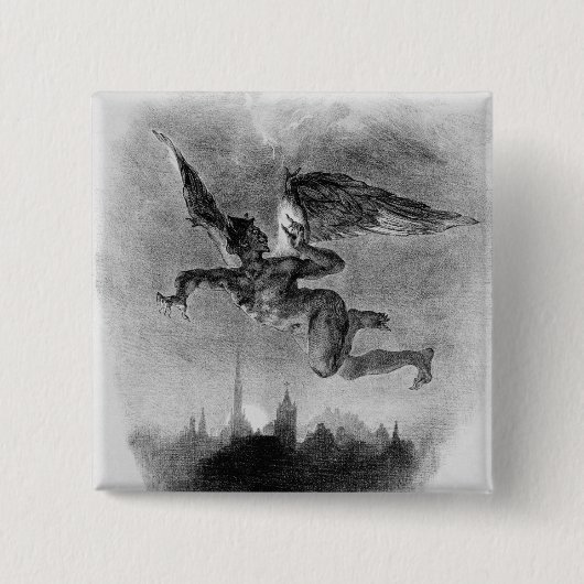 Mephistopheles Einleitung im Himmel Button (Vorderseite)
