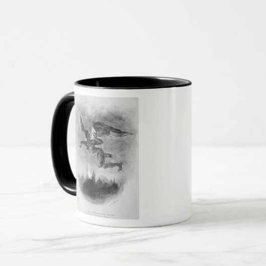 Mephistopheles Einleitung im Himmel Tasse (Vorderseite Links)