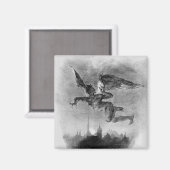 Mephistopheles' Prolog im Himmel Magnet (Vorderseite/Rückseite)