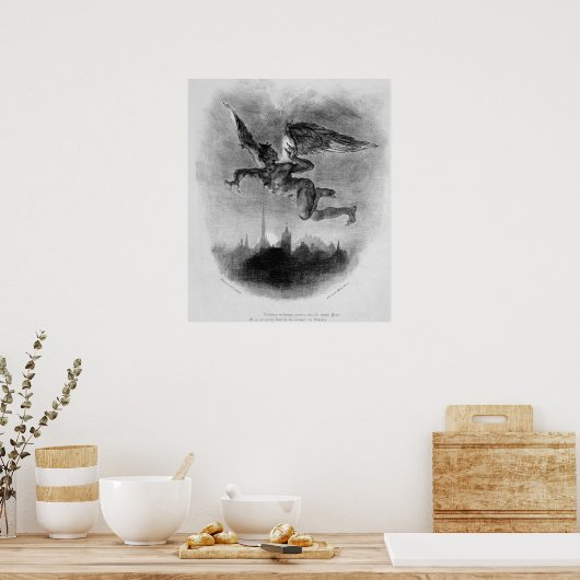 Mephistopheles' Prolog im Himmel Poster (Küche)