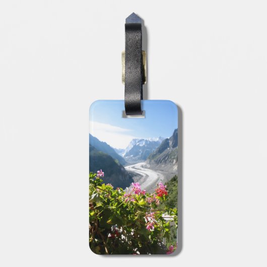 Mer de Glace - Chamonix Frankreich Gepäckanhänger (Rückseite vertikal)