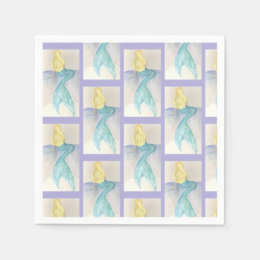 Mer-mazing Mermaid Serviette (Vorderseite)