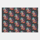 Mer rizz mas - Christmas Rizz funny Santa Geschenkpapier Set (Vorderseite)