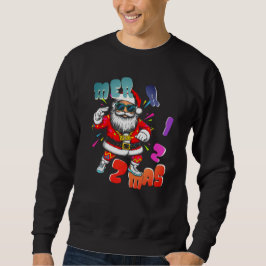 Mer rizz mas - Christmas Rizz funny Santa  Sweatshirt