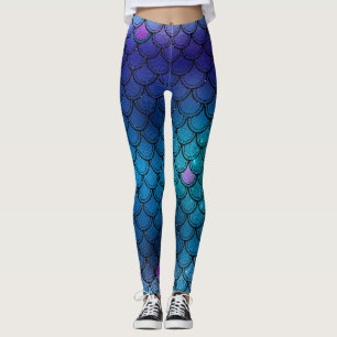 Meraid Lila, Aquamarin & blau Leggings