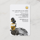 *~* Meraid Mystic Silver Gold Luna Business Card Visitenkarte (Rückseite)