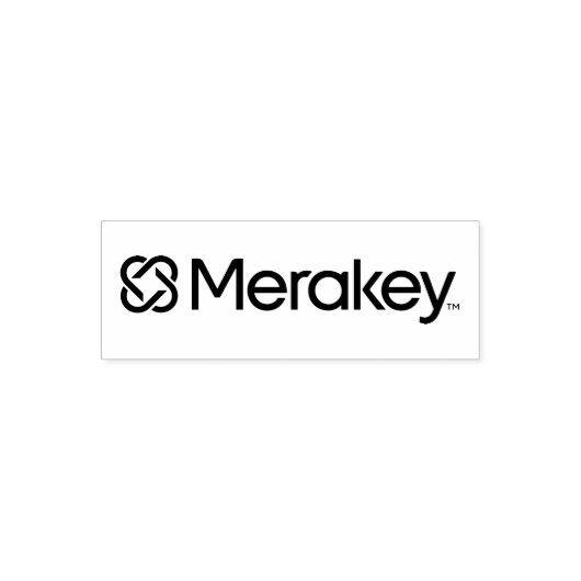 Merakey-Logo-Briefmarke Permastempel (Design)