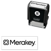 Merakey-Logo-Briefmarke Permastempel (Beispiel)