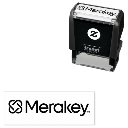 Merakey-Logo-Briefmarke Permastempel (Beispiel)