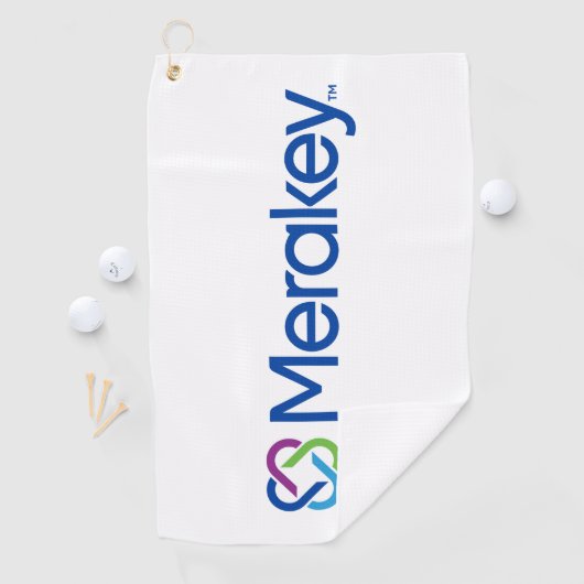 Merakey Logo Golf Handtuch (Insitu)