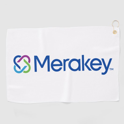 Merakey Logo Golf Handtuch (Horizontal)