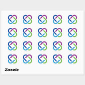 Merakey Logo Icon Sticker Sheet (20 Sticker) (Blatt)