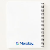 Merakey Logo Spiral Notebook Notizblock (Rückseite)