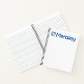 Merakey Logo Spiral Notebook Notizblock (Innenseite)