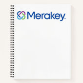 Merakey Logo Spiral Notebook Notizblock (Vorderseite)