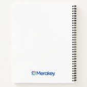 Merakey Logo Spiral Notebook Notizblock (Rückseite)