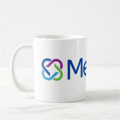 Merakey Logo-Weiß 11 Unze-Klassiker-Tasse Kaffeetasse (Links)