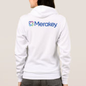 Merakey Logo Women's Zip-Up Hoodie (Rückseite)