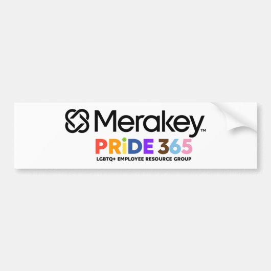 Merakey PRIDE Autoaufkleber (Vorne)