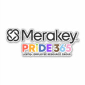 Merakey PRIDE Cutout Stickers Aufkleber (Vorderseite)