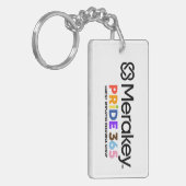 Merakey PRIDE Rectangle Schlüsselanhänger (Vorderseite links)