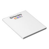 Merakey PRIDE Tearaway Notepad Notizblock (angewinkelt)