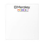 Merakey PRIDE Tearaway Notepad Notizblock (Vorderseite)