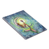 Meramid Mond Fantasy Notizbuch Notizblock (Rechte Seite)