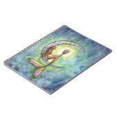 Meramid Mond Fantasy Notizbuch Notizblock (Linke Seite)
