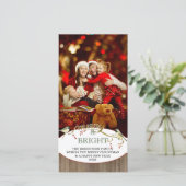 Meran n Bright Holidays Modernes Foto Weihnachten (Stehend Vorderseite)